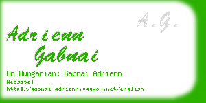 adrienn gabnai business card